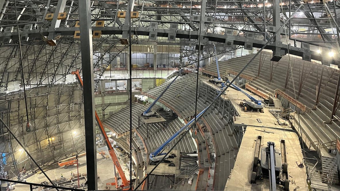 ulaire_one's tweet photo. @TheSaint1025 @exbagunceira I do hope only sections 201-202 and 210-211 will overhang 101-102 and 109-110, and audience will have a good view on the visuals across the other side of the sphere. I’m section 105, row 33 and until now I was worried only about the mixing desk obstructing the view. https://t.co/UAVQ60f3FB