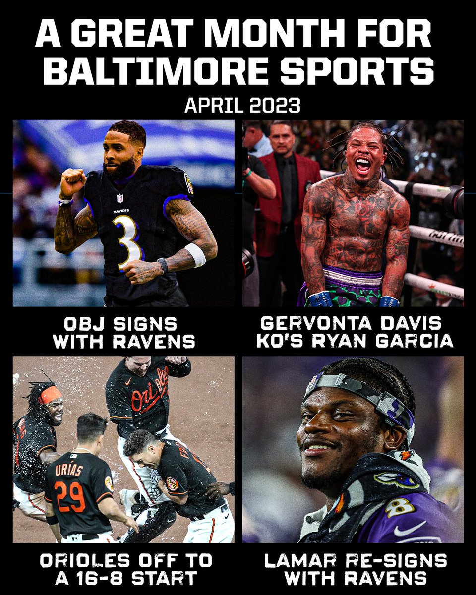 SportsCenter's tweet image. Things seem to be going pretty well in Charm City 🤩