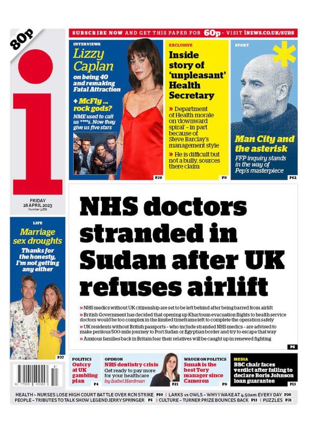 #NHS Staff & other UK Nationals, including children without passports in their possession being refused airlift rescue from #Sudan

This Government is beyond disgusting, absolute c*nts🤬

#ToriesOut295 #bbcqt #LocalElections #TorySewageParty #RefugeeBanBill