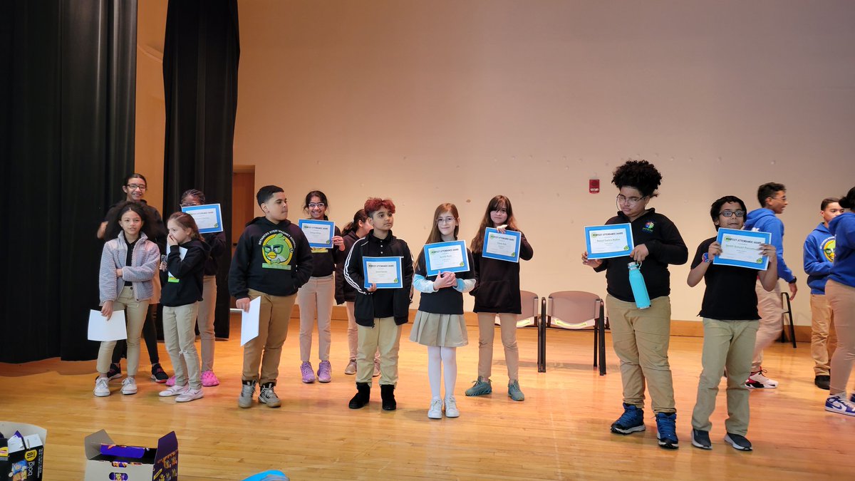 BSTEM5thgrade's tweet photo. Combined Assembly for March and April! Celebrating our 5th and 6th grade student of the months, UA awards, and Perfect Attendance awards, and Math goal achieved awards! 🥰 So proud of all of these amazing students! @BSTEMhartford @PrincipalBSTEM @BSTEM6thGrade https://t.co/xWKS8czRUx