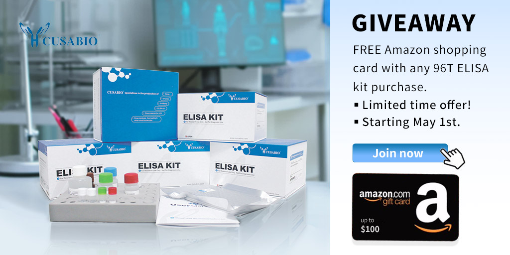 #Limitedtimeoffer is on!💥Don't miss this incredible deal! Purchase our 96T ELISA kit and receive a free Amazon shopping card worth up to $100!💰💳
Elevate your #biotech #research🔬 to new heights with our 96T ELISA kit. 🛍️Shop now: bit.ly/447MUGf
#science #amz #giftcard