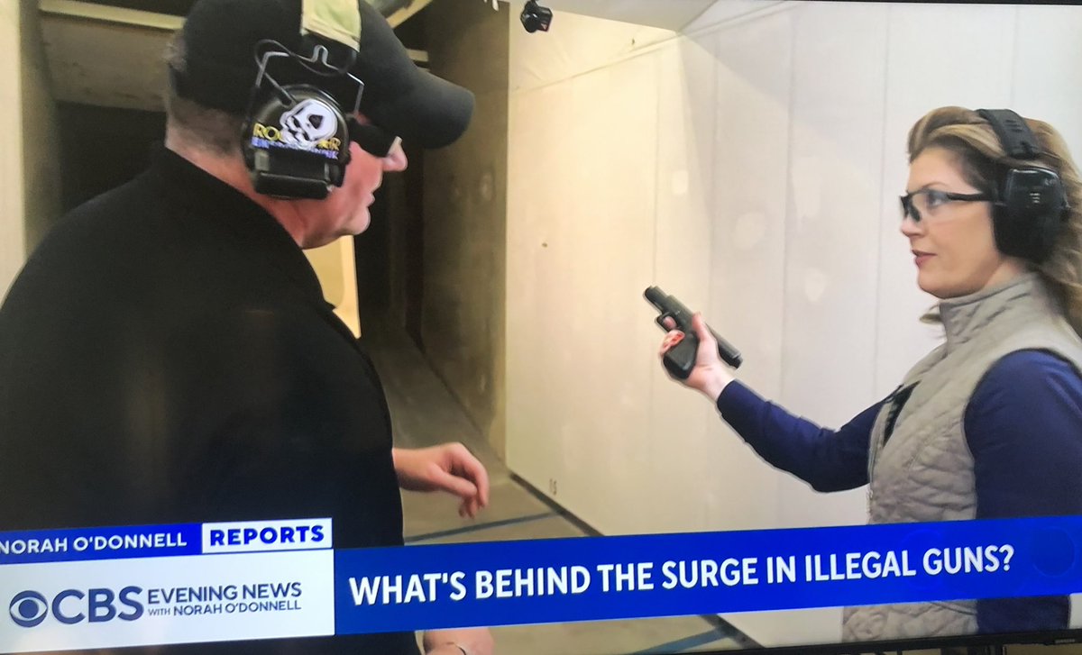 WaldenArms's tweet photo. @NorahODonnell and @ATFHQ #gunsafety course brought to you by @CBSNews #shameful https://t.co/CRd6BJSO9L