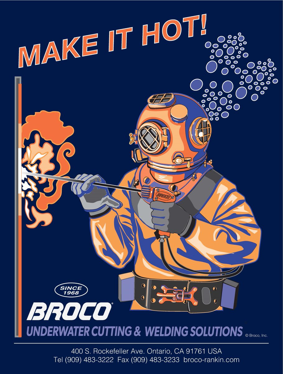 Celebrating 55 years of BROCO cutting and welding solutions and 85 years of RANKIN Industries hardfacing! #BrocoRankin #BrocoTorch #industrialcutting #underwatercutting #demolition #marineconstruction #rankinhardfacing #hardfacing