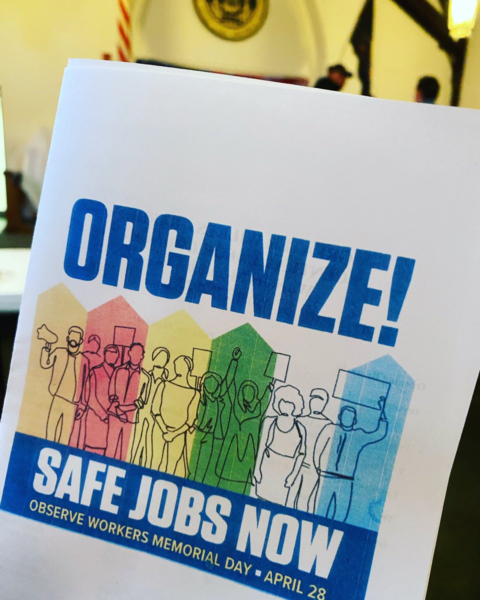 PAForJBS's tweet photo. Honored to be at tonight’s Labor Council meeting and especially to show my respect for Workers Memorial Day. Job safety must be a top priority for everyone. Thank you to all our workers. Remember those who gave all. https://t.co/HKS2Jydbkb