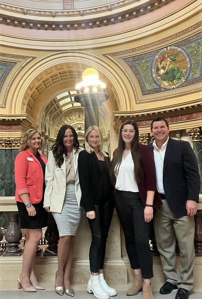 PlacePerfect's tweet photo. REALTOR &amp; Government Day 2023 in Madison WI at @MononaTerrace &amp; The Wisconsin Capitol. We advocate for homeowners, for property rights, lower property taxes, for our clients &amp; customers.  We advocate for you! #GottaShowUp #BeTheChange Expect no less from your REALTOR. @wirealtors https://t.co/u3viy0BV8O