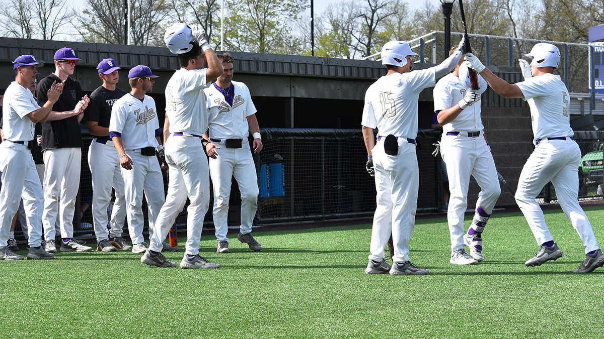 taylortrojans's tweet photo. BB | No. 21 Taylor Secures 2023 Crossroads League Regular-Season Championship | @taylorbaseball #TaylorBB - https://t.co/JLQef7guil https://t.co/NrddyoUvlw