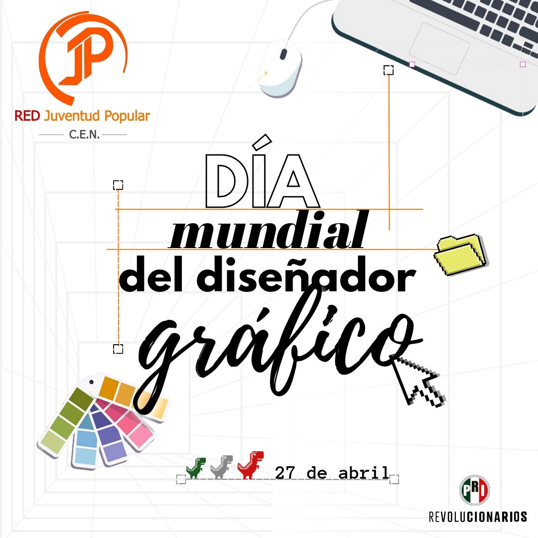 Felicitamos a las y los diseñadores gráficos en su día, su creatividad complementa todas las grandes ideas del mundo y transmiten con sus diseños lo que las palabras no alcanzan a describir. 👩‍🎨👨‍🎨

¡Que el arte nunca deje de fluir! 💻

#DíaInternacionalDelDiseñoGrafico

#SOMOSJP🎨