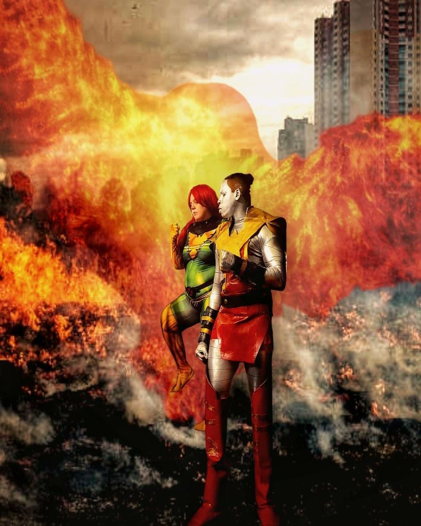 wendellwpii's tweet photo. Had to post this amazing edit done by @tchallasheen 🙏🏾🙏🏾🙏🏾

Event @ladyjmutantandproud 
Pheonix @littlemiss_cosplay 
Colossus @wendellcosplays 
.
.
#pheonixforce #xmen #marvel #colossuscosplay #WendellCosplays #cosplayersofinstagram #dopeedits #ladyjmutantandproudevent https://t.co/qKPf9FzGS2
