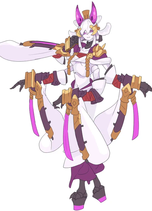 花カマキリ娘   wip
