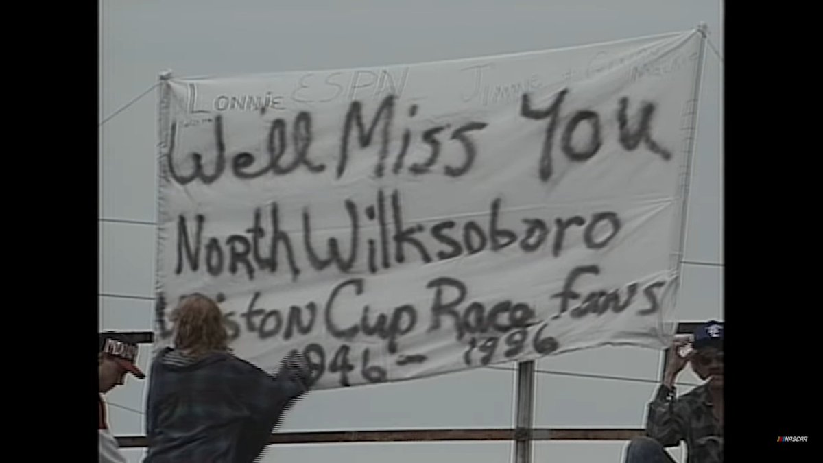 BaritoneNC's tweet photo. @SmokeLudwig I was watching ESPN and laughing at the sign that misspelled Wilkesboro. https://t.co/EmoSpX34n1