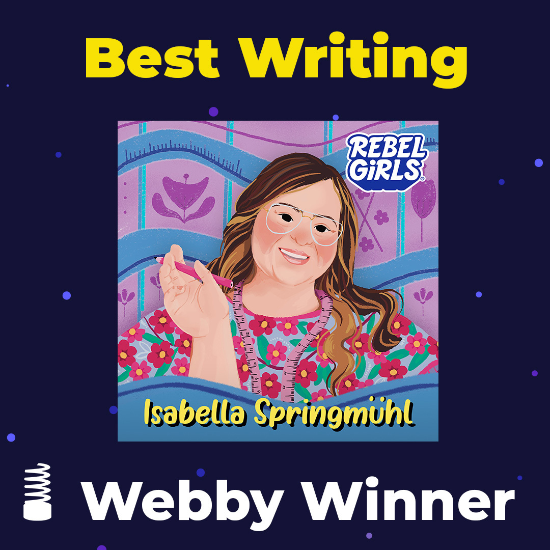 We won 4 Webbys for our Good Night Stories for Rebel Girls podcast! 🎉
Thank you to our audio team &amp; creators who help bring this podcast to life, the changemakers whose stories we tell &amp; the Rebel Girls community who voted for us. 
Listen: lnkd.in/ghxuWMnB 
Stay Rebel ⚡️
