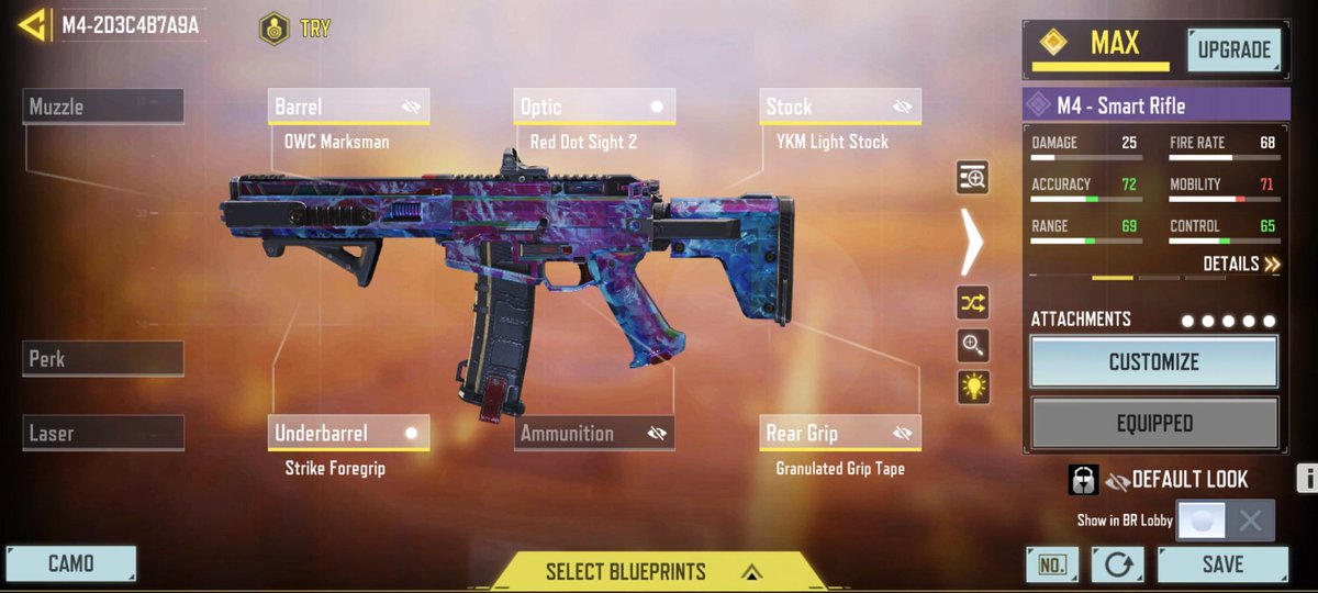 MapleSoupNL's tweet photo. These are my current top 4 Gunsmiths for BR in Codmobile. The M4 and the Cordite, are so smooth and very easy to control. Especially on those lazy matches, in a bot lobby. The Outlaw is amazing this season, and this set up just works. Also the AK is set dialed in to kill.

😉 https://t.co/S4bhs0SCou