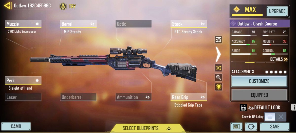MapleSoupNL's tweet photo. These are my current top 4 Gunsmiths for BR in Codmobile. The M4 and the Cordite, are so smooth and very easy to control. Especially on those lazy matches, in a bot lobby. The Outlaw is amazing this season, and this set up just works. Also the AK is set dialed in to kill.

😉 https://t.co/S4bhs0SCou