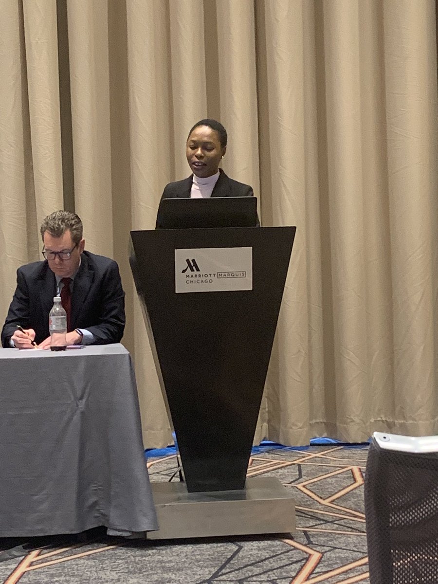 Ross MSIII student Adesuwa Inneh did a great job presenting the challenges of managing prenatally diagnosed infantile PKD at <a href="/FetalUrology/">Society for Fetal Urology</a> Spring Cases at #AUA23.