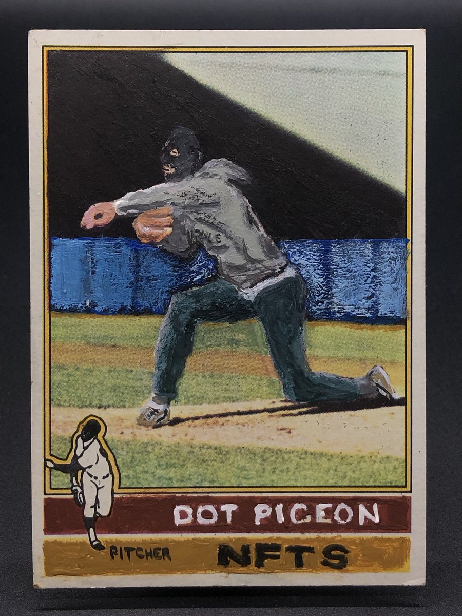 TezosArtSales's tweet photo. 🖼  “Dot Pigeon, 1976 NFTs. Series 2. #017” by thr33som3s

💰 Price: 1000 XTZ
➡️  Buyer: tz1fdiTkSbYGUyAVdKGFdPH9j7yuYhdttfpy
⬅️  Seller: tz1bWJZT4Etc5xuHQiu6YAUBEkdoCg61xryV
🏪 Marketplace: hicetnunc

🔗 https://t.co/TA7TPeRIXT https://t.co/5sXYn8mAJI