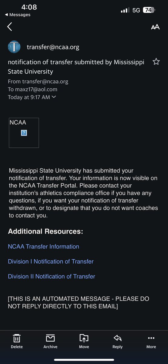 Maxax305's tweet photo. Excited to announce my entrance of the transfer portal with three years of eligilibity remaining.
Thanks to all my @MSstate football coaches, teammates, and staff for my development. https://t.co/wlQhSo3S2h