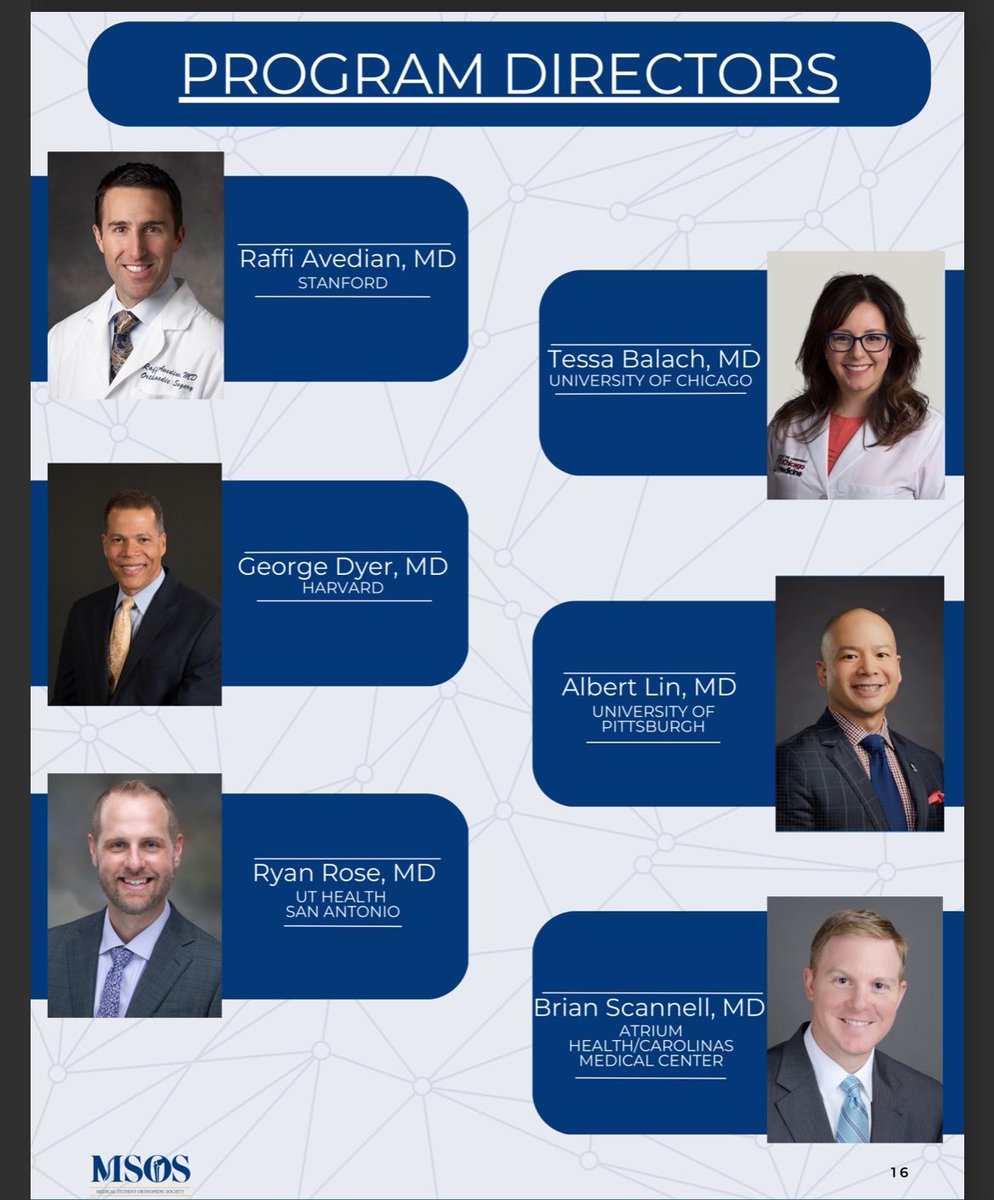 Thanks to our Program Director @BrianScannellMD for waking up on a Sunday and participating in this great webinar @MSOSOrtho for med students. Had an opportunity to talk about recruitment, signaling, away rotations and more! @AtriumMSKI