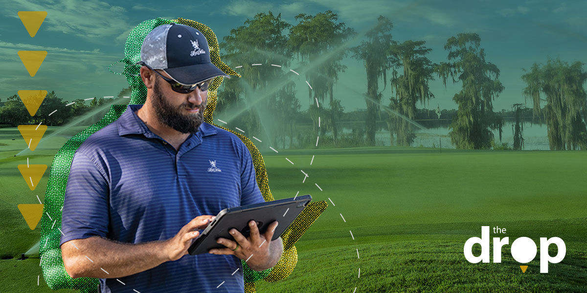 RainBirdGolf's tweet photo. Introducing The Drop! In our first edition, we chat with Nick Dolimpio of Lake Nona Golf &amp; Country Club to learn how his grounds crew knows about issues before they impact playing conditions. ⛳

Read more: https://t.co/MSm31x1UNF https://t.co/mNomwaQVQR