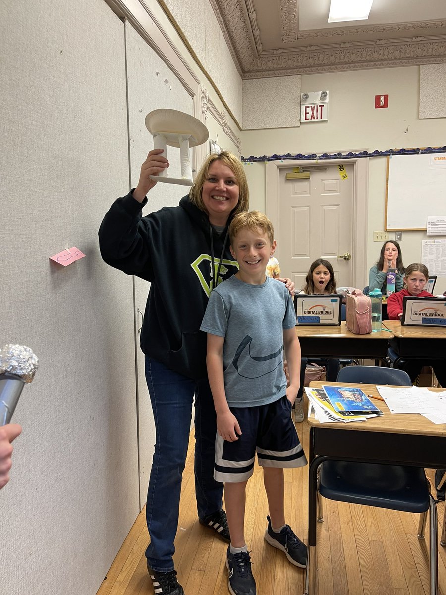 Thank you <a href="/drjtoney/">𝔻𝕣. 𝕁𝕖𝕟𝕟𝕚𝕗𝕖𝕣 𝕋𝕠𝕟𝕖𝕪💚🌳🐉</a> and <a href="/STEMbieda/">Kristin Siembieda</a> for dropping by 5th grade GATE today! The kids were so excited to challenge you with their cryptography skills and escape room challenges. <a href="/sarapruett5/">Sara Pruett</a> <a href="/APS_SPARK/">Springdale Park</a>