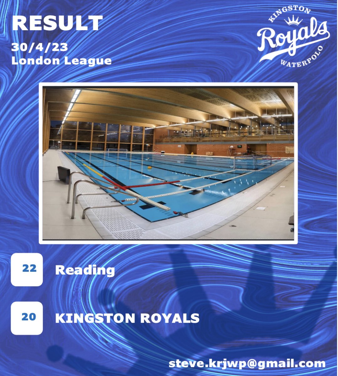 Well done to Reading who made it tough all night. 
With 3 juniors on the team sheet, one was making his Senior 1st team debut (Harry S) was again a huge step in the right direction and is showing progress for Kingston. 

Bagging 20 goals and still losing though has to hurt…..