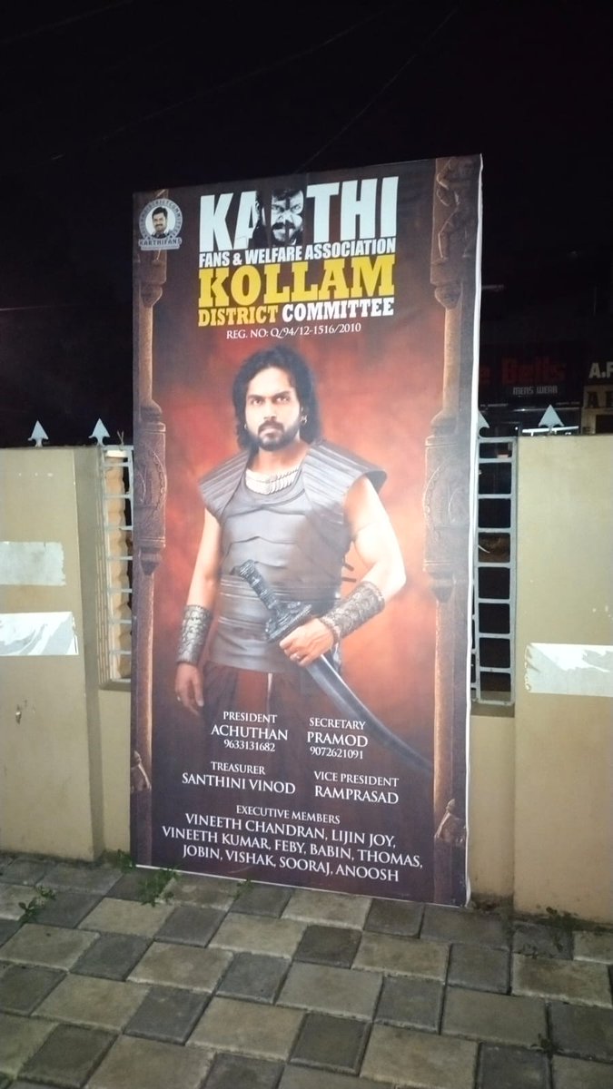 KoekOfficial's tweet photo. @AKKFWA1 Kollam Dc #PonniyinSelvan2 Massive Welcome to Our #Vanthiyathevan 🔥
@AKKFWAKollam 🔥
@Karthi_Offl @prabhu_sr @GokulamMovies #CholasAreBack #PS2FromTomorrow https://t.co/G0rEKRHBsA