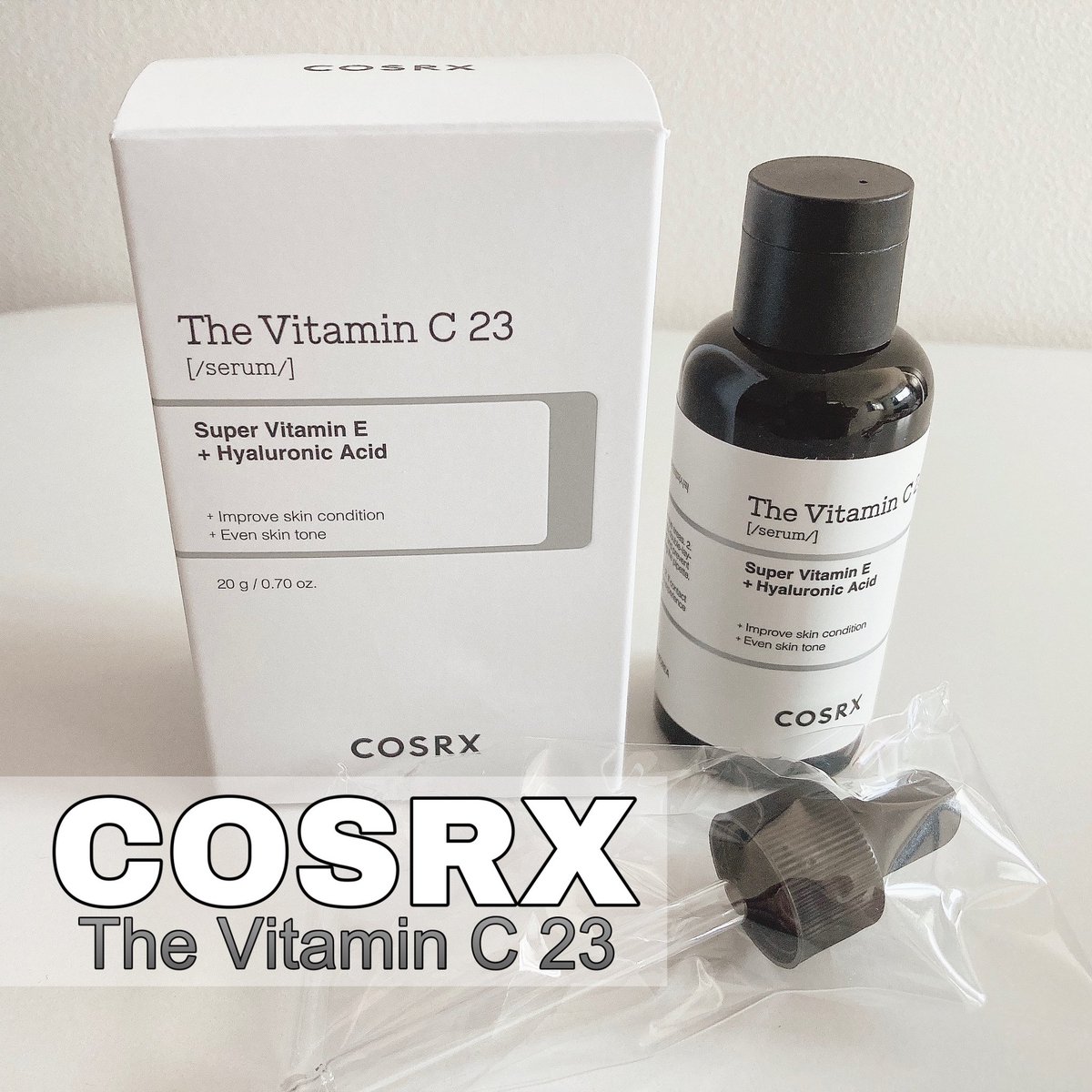 pipi_coco_pipi's tweet photo. /
発売から10か月間で23万個販売突破
\
COSRX @cosrx_jp
ザ ビタミン C23セラム💛
純粋ビタミンC23%の高濃縮だから
効果を実感しやすい✨️
ピリついたりもなく美白・ハリ弾力ケアができるのは魅力的✊🏻´-
美肌作りには書かせないビタミンが
コスパ最強なのはCOSRXだけな気がする😳💓
#cosrx_jp https://t.co/mt32XExcWS