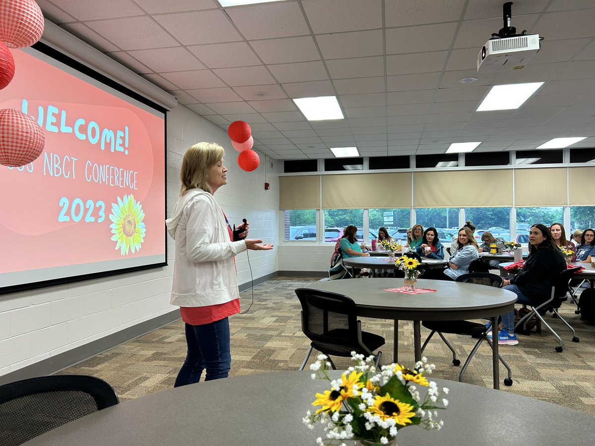 mjshields's tweet photo. It was an #NBCTstrong kind of day for me in central Alabama!  Everywhere I went, I found an NBCT leading and learning! https://t.co/rF63h2ksMt