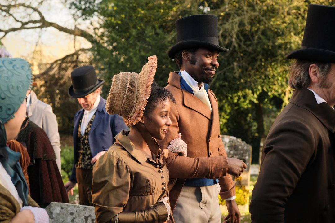 Mrs Georgiana Molyneux and her husband. 
#OGiana
#Sanditon