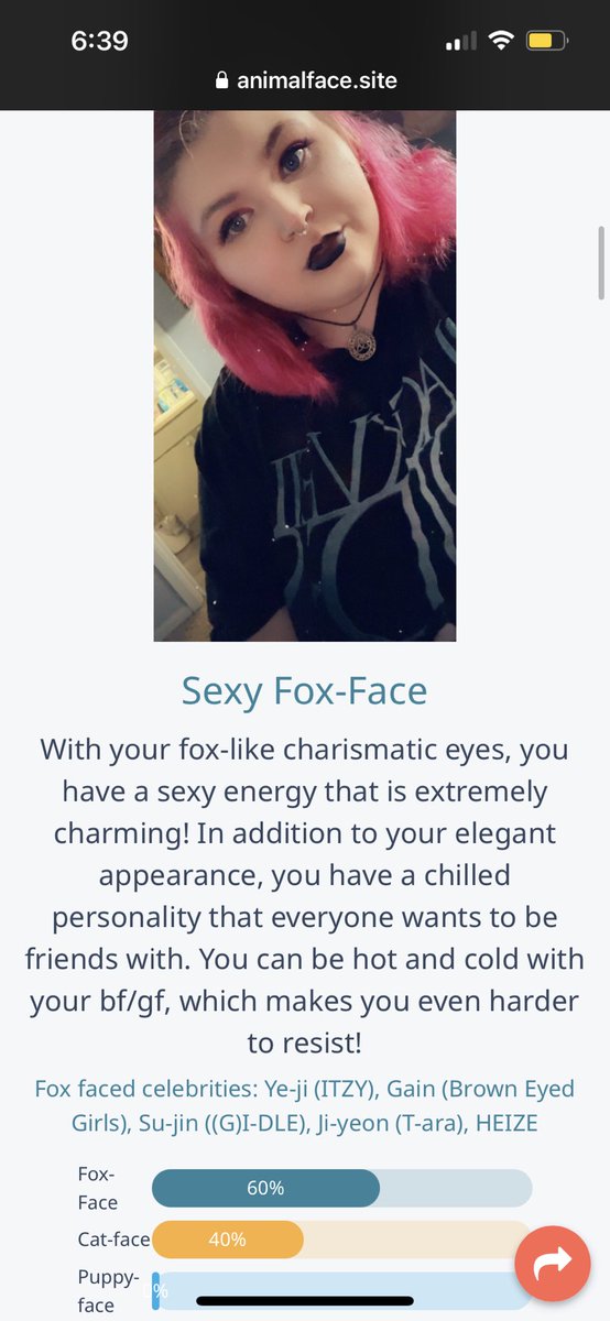 Strawberyshake8's tweet photo. @bleghstie Yay fox face https://t.co/d6ZyMeNBB1