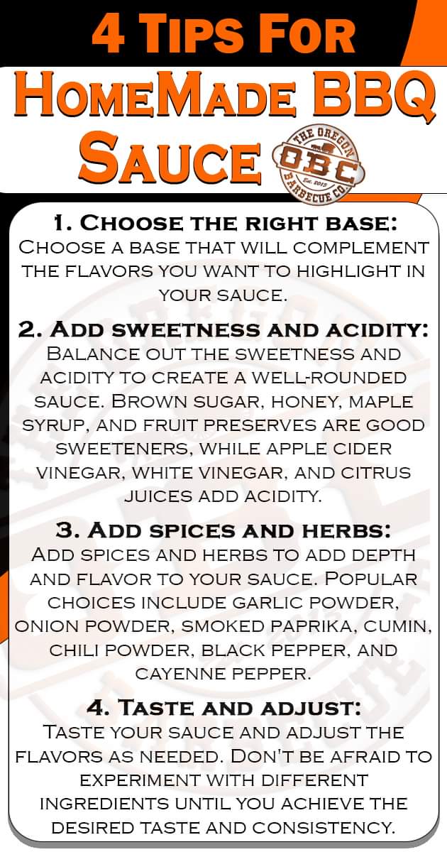 BBQOregon's tweet photo. 4 Quick Tips To Better Your Sauce Game!

We're always looking for ways to help you bring the best BBQ experience home, and what better way than with a homemade BBQ sauce?!

#OregonBarbecueCo #BBQTips #HomemadeSauce #OBCFamily https://t.co/O1ixz2AoMa