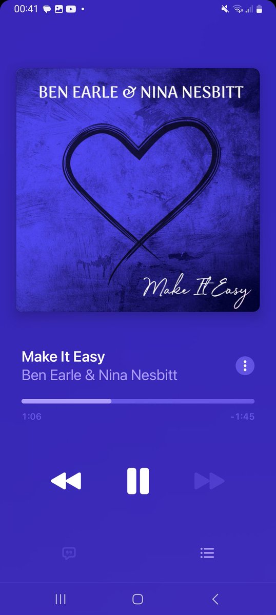 madeleinesims22's tweet image. I like Ben's song. It's a nice song. It just feels to me more like a song that Ben is featured on rather than his own song as you can hear Nina singing more 😐 #benearle #makeiteasy