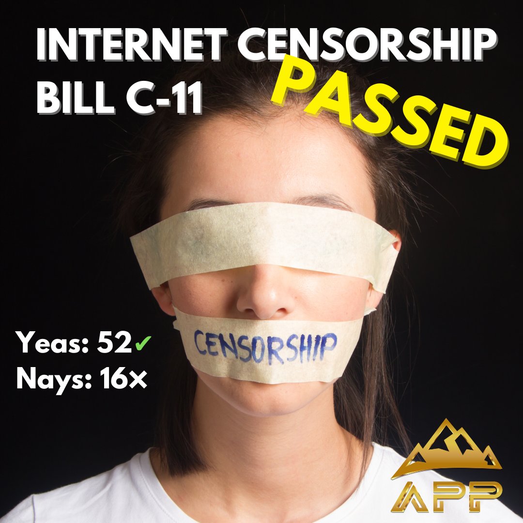 The internet censorship Bill C-11 just passed. This is a shameful government campaign that gaslights the public, disrespects creators, and ironically has been filled with misinformation coming from the same government who is now telling us to trust them to filter the news we are