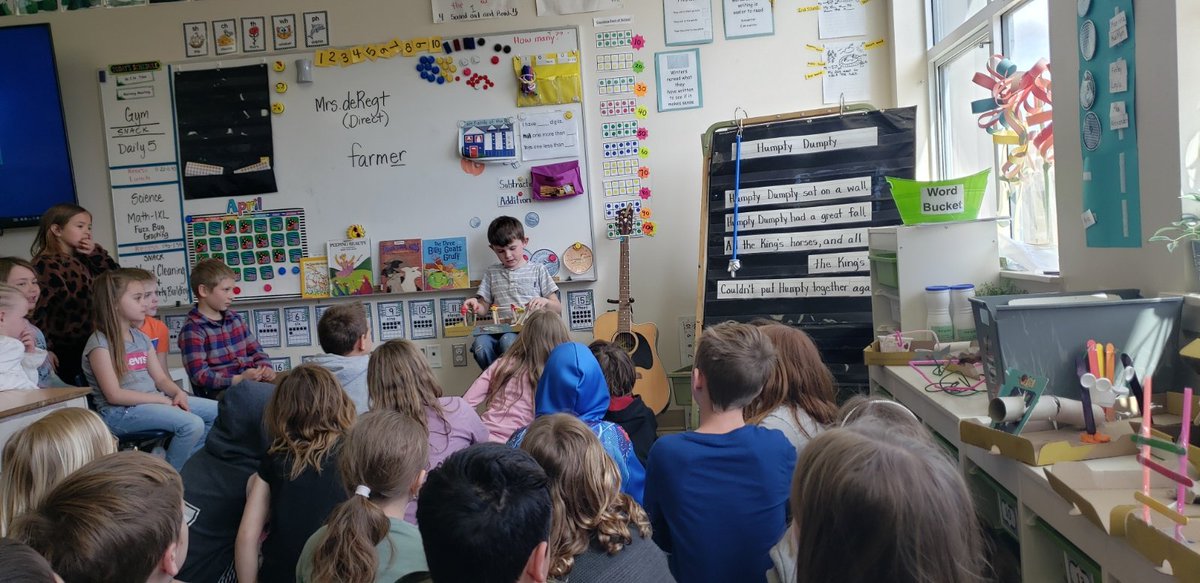 The Grade 1's across the hall invited us to see their fantastic playground creations. We loved listening to their presentations and seeing the creative parks! <a href="/KinderVerma/">Ms. Verma</a> <a href="/EJSMSchool/">Ecole J S McCormick</a>