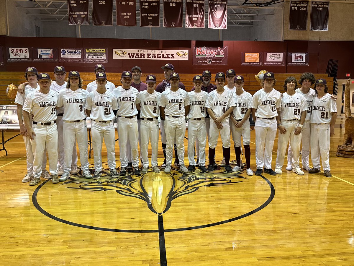 Senior night was brought inside tonight due to the weather. Great celebration.