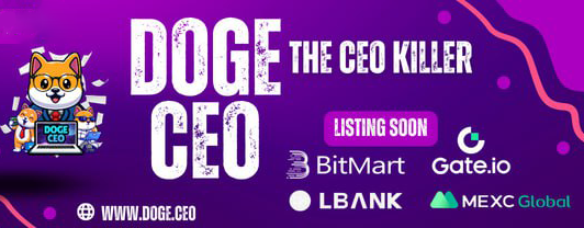BSCGemsAlert's tweet photo. I think #PepeCoin $PEPA , $BOB , #FLOKI, #Flokiceo Fans their eyes Right now on @DogeCEOofficial 🤑🤑

Because  $DOGECEO will be soon listed on @BitMartExchange around 1st - 5th May🔥

After BitMart, the team is planned to invade @LBank_Exchange , @gate_io , @MEXC_Global 👀 https://t.co/tJBxLVbhMb