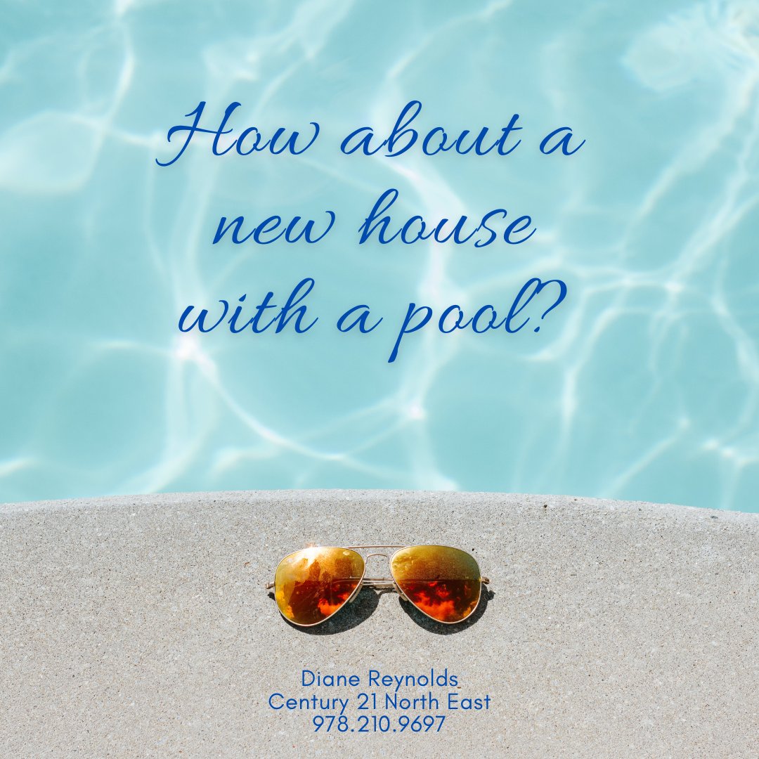 Connect with me for a list of homes for sale #northofboston with swimming pools

#summertime #swimmingpools #homesforsale #marealestate #realestatema #northofbostonhomesales #homebuyers