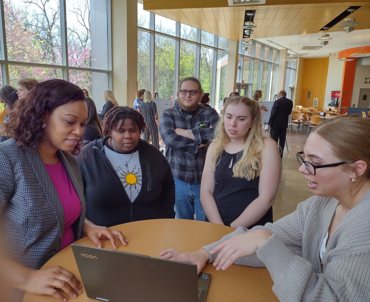 So proud of <a href="/ohiodominican/">Ohio Dominican University</a> data science students.  Fantastic job presenting your projects at the Celebration of Student Scholarship!