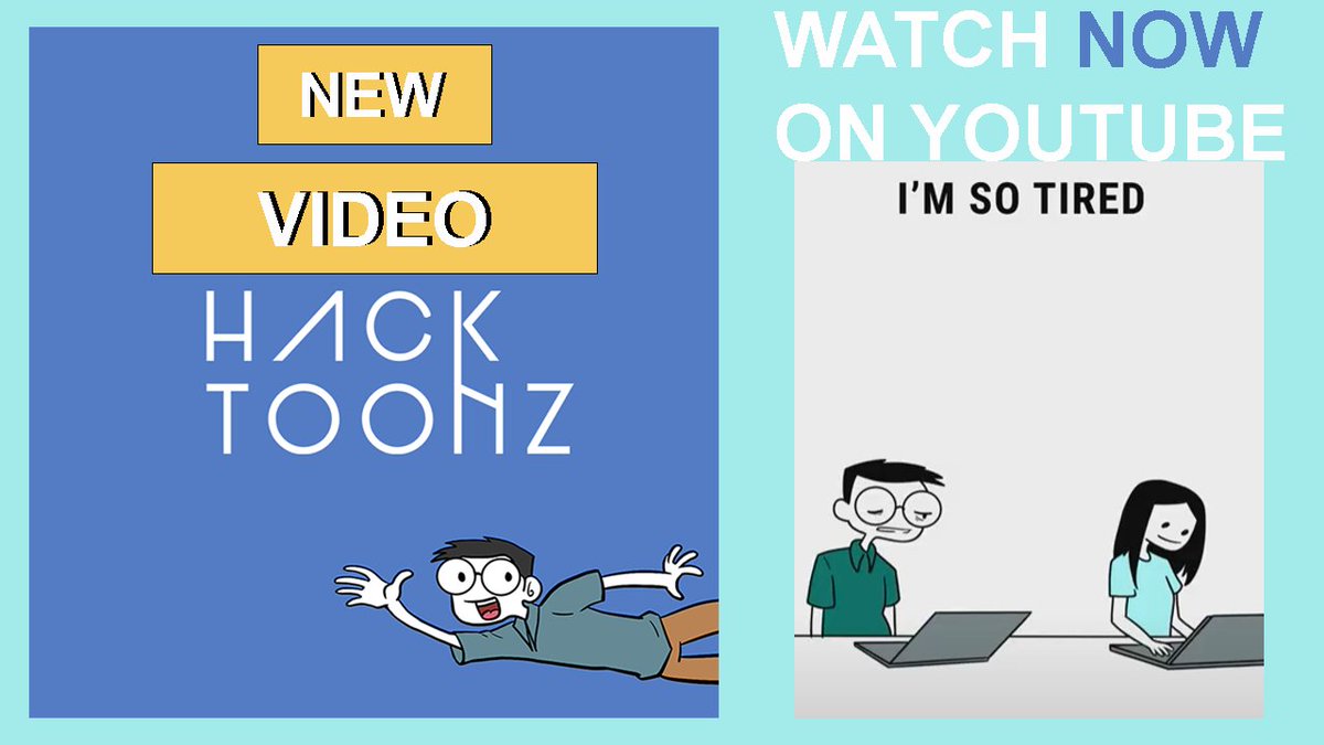 HackToonz's tweet image. #Teamnosleep How can we get more sleep?! Watch now-bit.ly/3VcpYBs

#insomnia #insomniacsafterschool #TiredAF #hacktoonz