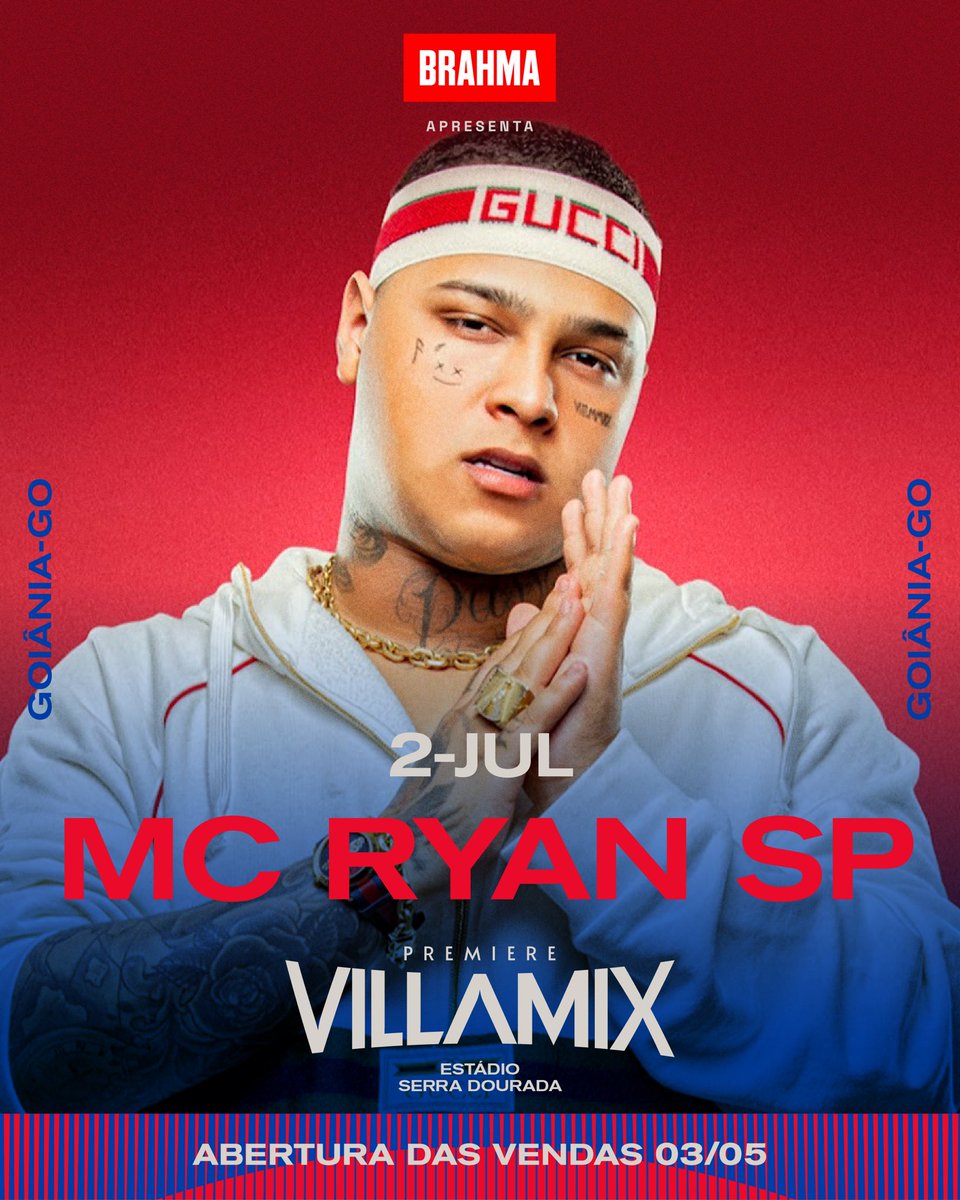 ⚠️ CUIDADO, TUBARÃO À VISTA!
O rei das revoadas Mc Ryan SP 👑 chegou pra energizar a pista da #PremiereVillaMix
🎟️ Vendas abertas no dia 03/05 ao meio-dia.
#PremiereVillaMix #VillaMix