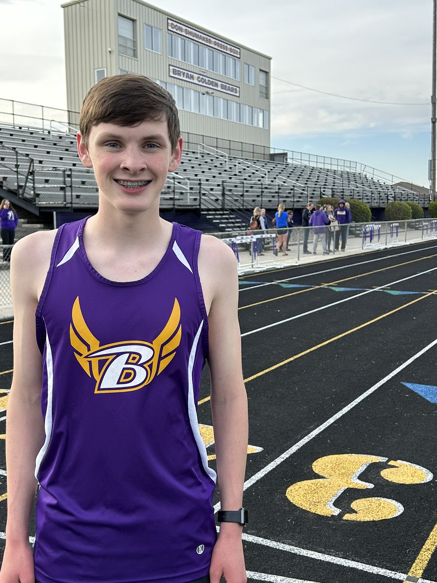 Bryan_JHXC's tweet photo. Congratulations to Elijah Cummins for breaking the Bryan Middle School record in the 1600 meters with a time of 4:54.7. The previous record of 4:55.0 was set by Connor Shirkey in 2015. #BryanBuilt https://t.co/1cUTU5vDhB