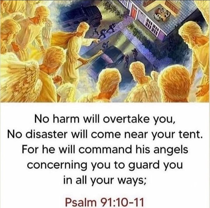 No need to worry when you lay down may you sleep in peace knowing Jesus and His angels are watching over you! Goodnight 🌃😴 stay blessed 🙏🏽