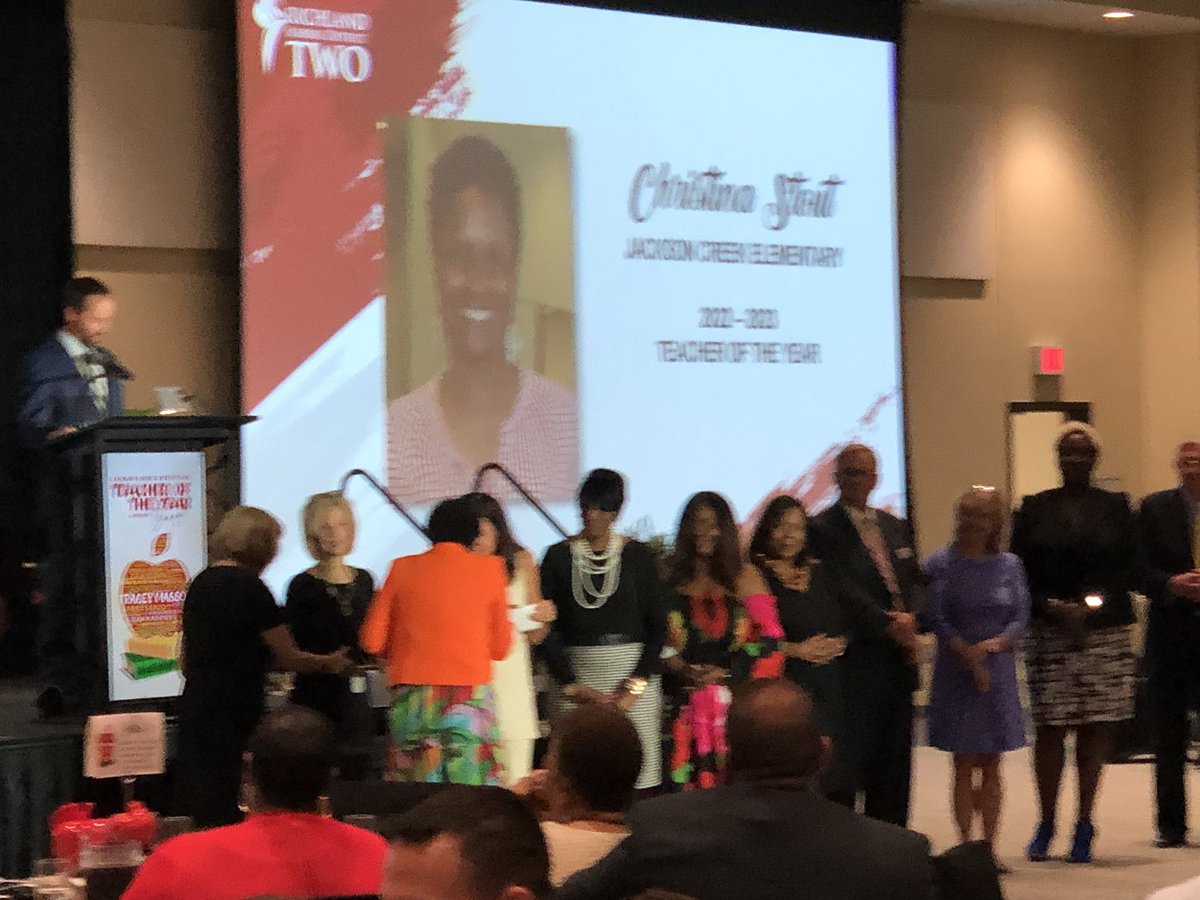 Celebrating all <a href="/RichlandTwo/">Richland School District Two</a> Teachers of the Year! Thank you teachers and especially our very own <a href="/kinder_queen22/">Christina Stout</a> We LOVE you! Thanks for representing us so well!!