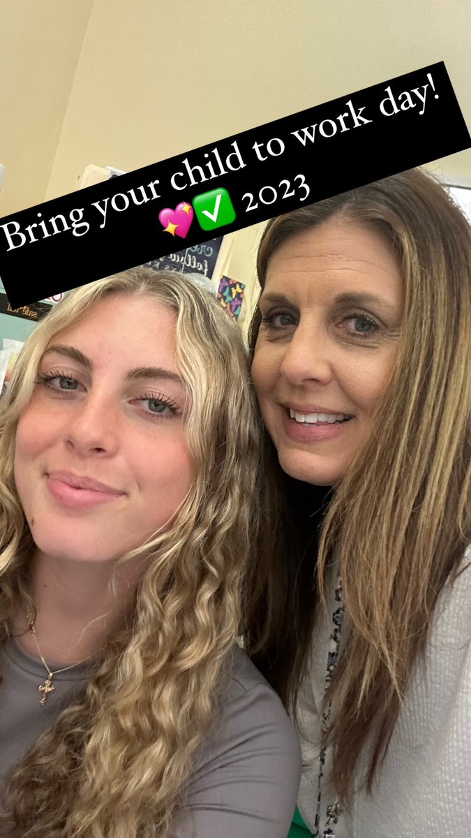 2mackattack's tweet image. Great day with my mini me… and out of the mouth of one of our Kinders.. “Mrs. Mack! You brought your sister to school!” 😂 
Gosh, kids never lie! 😆#mystudentsrock #takeyourchildtoworkday2023 
@HowellTwpGrnvl