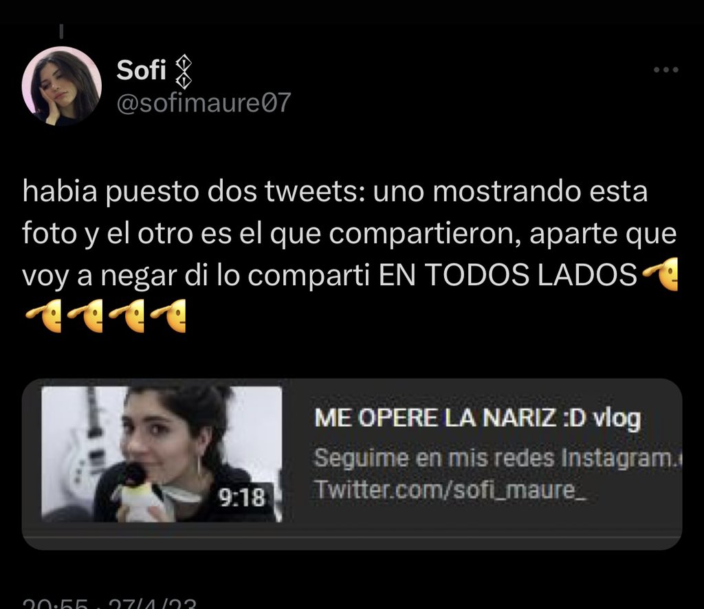 Sofi Maure 🤍 tweet media
