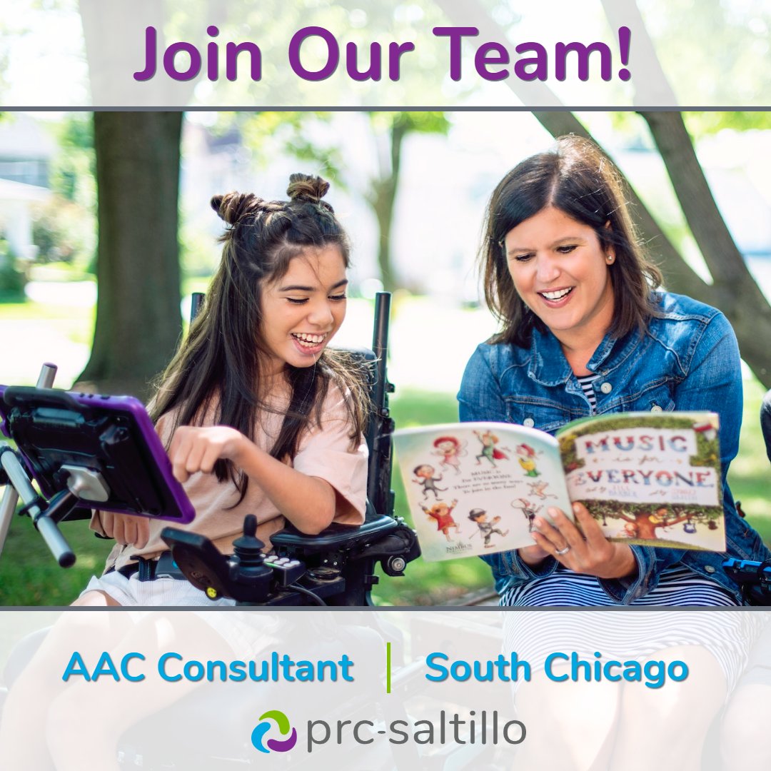 SaltilloBrand's tweet photo. Are you ready to be part of something amazing? #PRCSaltillo is looking for an #AAC Consultant who is passionate about all things AAC and lives near the Orland Park area south of Chicago! 

Learn more and apply today at https://t.co/roc4nnwxxQ! #WeAreHiring https://t.co/iMerNiS1eZ