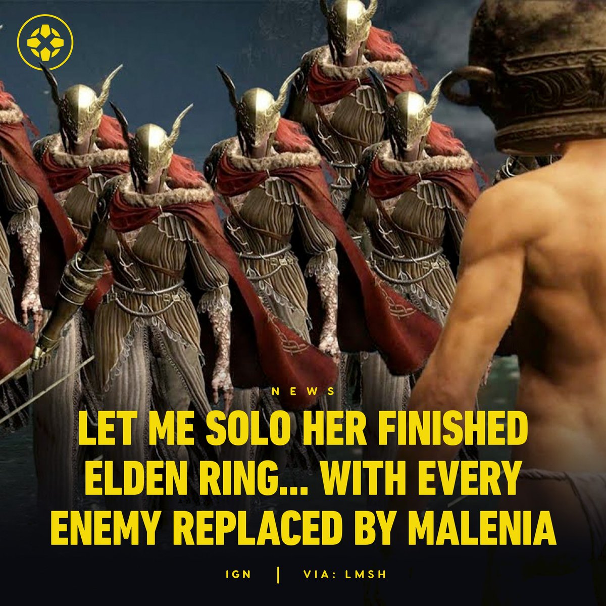 Let Me Solo Her has been honored by Elden Ring's Developers and  Publishers. - games post - Imgur