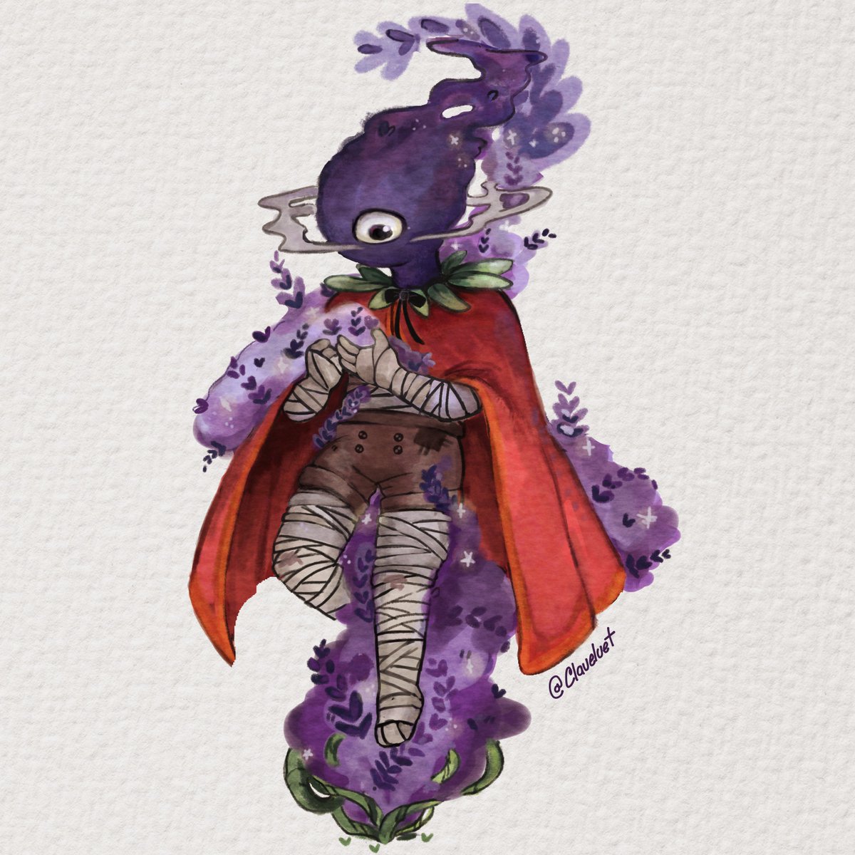 Clavelvet_'s tweet photo. Dibujo de fergus estilo acuarela 🌱✨

#drawing #ilustraciondigital #ilustracion #originalcharacter #oc #ocdrawing https://t.co/7GfyEVA3MN