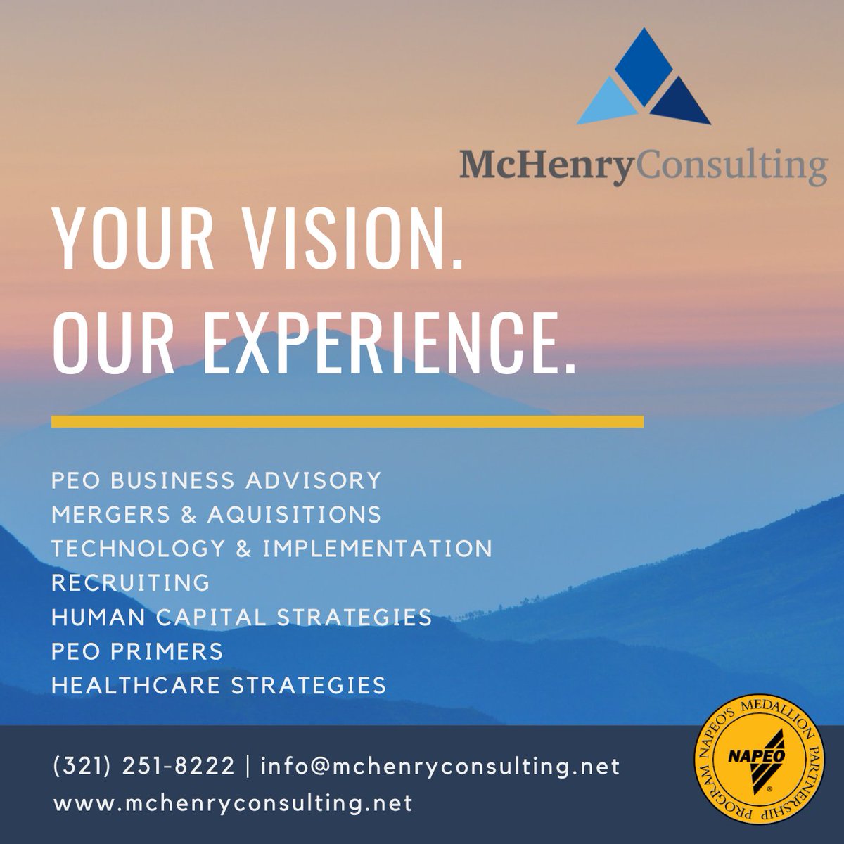 PEO is in our DNA. Use our expertise to grow your business. #McHenryPEO #PEOadvisors #PEOrecruiting #PEOsales #PEOsolutions #PEOgrowth #NAPEO #FAPEO