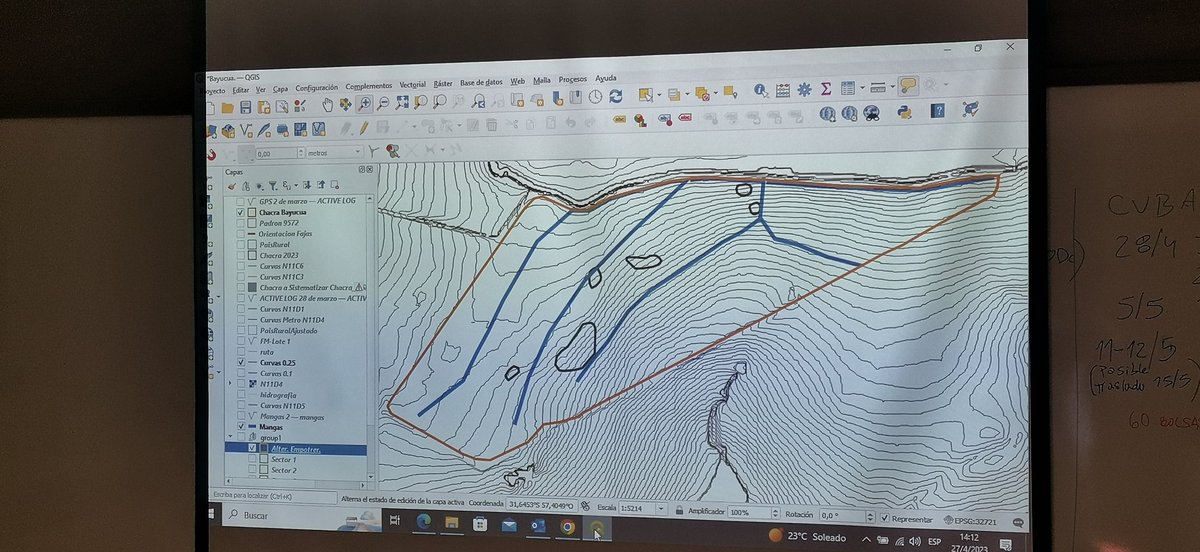 efederiko's tweet photo. Planificando el riego de pasturas en el predio piloto @CBAYUCUA de #regandolaganaderíadelnorte año movidoto para el equipo! https://t.co/UpSJbf5Zo5