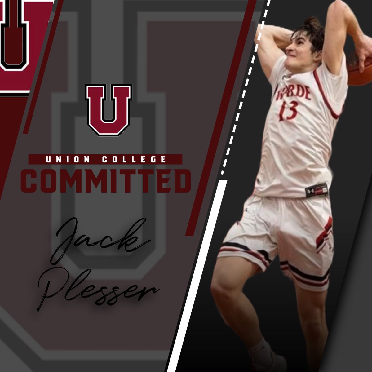 jplesser33's tweet image. I am very happy to announce my commitment to Union College. I’d like to thank Coach Swaller, Coach Taylor, the coaching staff at Union and especially my parents. Thank you all for your support and encouragement. @CoachCMurph @CoachWeck13 @UnionMBB @wardehoops
